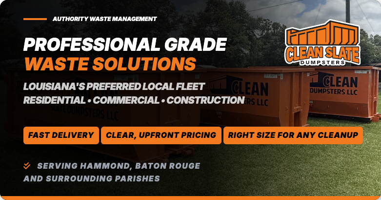 Concrete Removal Hammond LA | Clean Slate