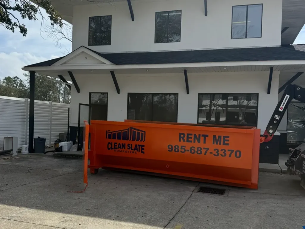 clean slate dumpster rental hammond louisiana