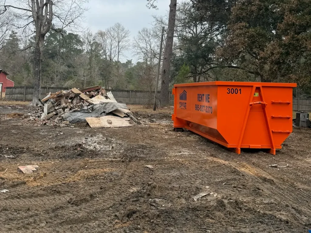 clean slate dumpster rental hammond louisiana construction site