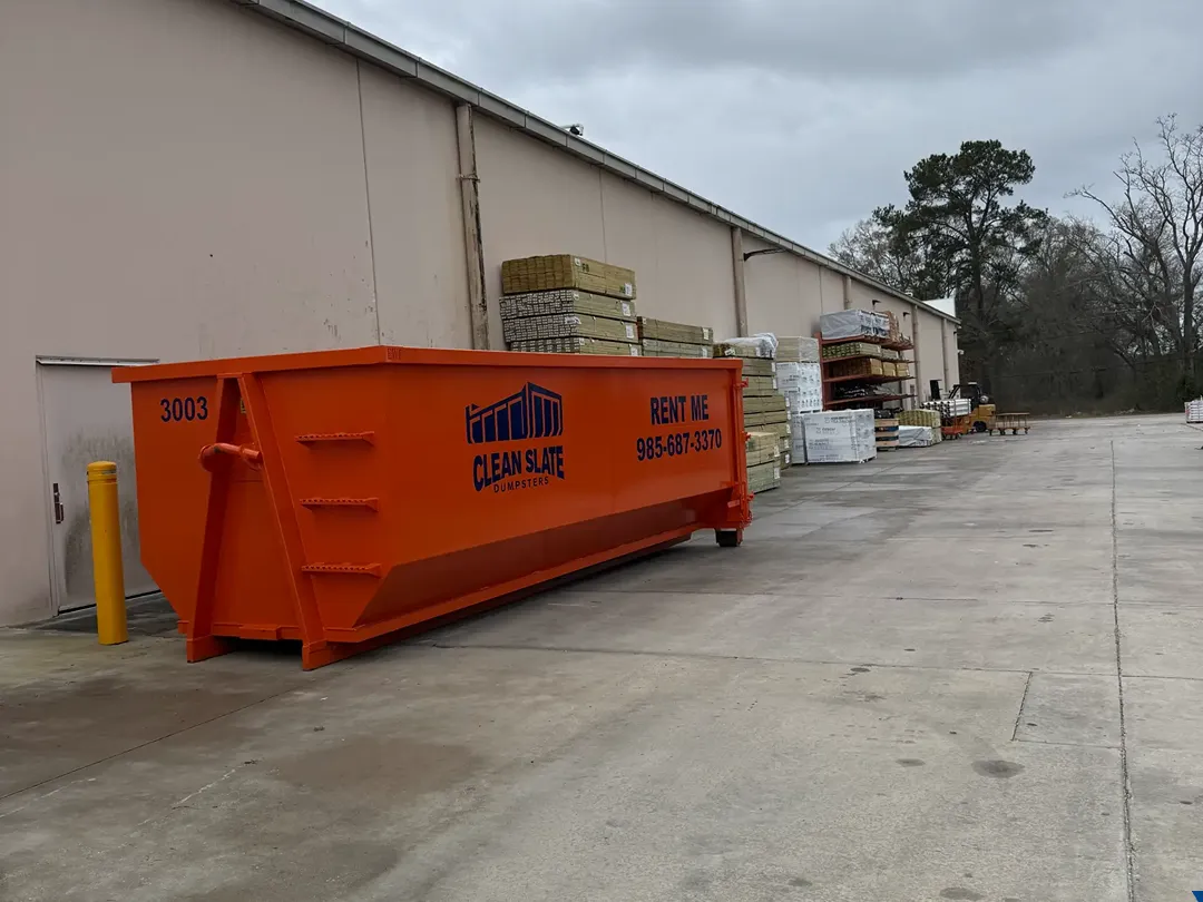 orange clean slate dumpster hammond louisiana